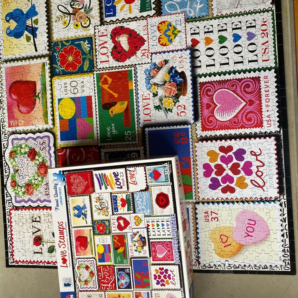 Love Stamps Jigsaw Puzzle